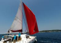 neel 45 gennaker sailing yacht